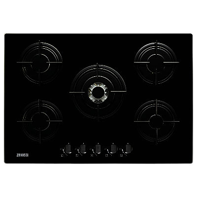 Zanussi ZGO75524BA Gas Hob, Black Zanussi ZGO75524BA Gas Hob, Black